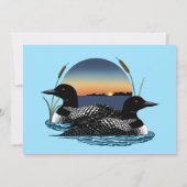 Loons Sunset Blue Save The Date (Achterkant)
