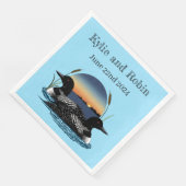 Loons Sunset Blue Servet (Hoek)