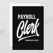 Loonskrankwerk Titel Cadeau Bedankkaart (Voorkant / Achterkant)