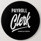 Loonskrankwerk Titel Cadeau Ronde Button 6,0 Cm (Voorkant)