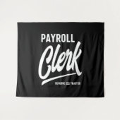 Loonskrankwerk Titel Cadeau Wandkleed (Voorkant (horizontaal))