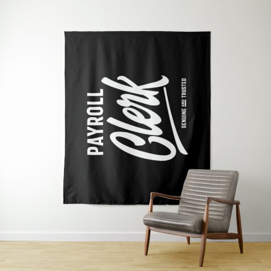 Loonskrankwerk Titel Cadeau Wandkleed (In situ)