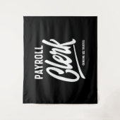 Loonskrankwerk Titel Cadeau Wandkleed (Voorkant)