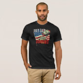 Loonstrook Verdween Grappige Financiële Humor Graf T-shirt (Voorkant volledig)