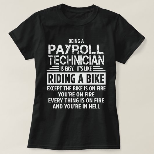 loonwerktechnicus t-shirt (Design voorkant)