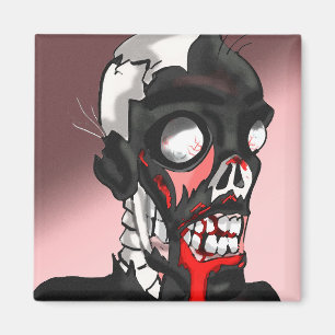 Loony Creepy Zombie Magnet