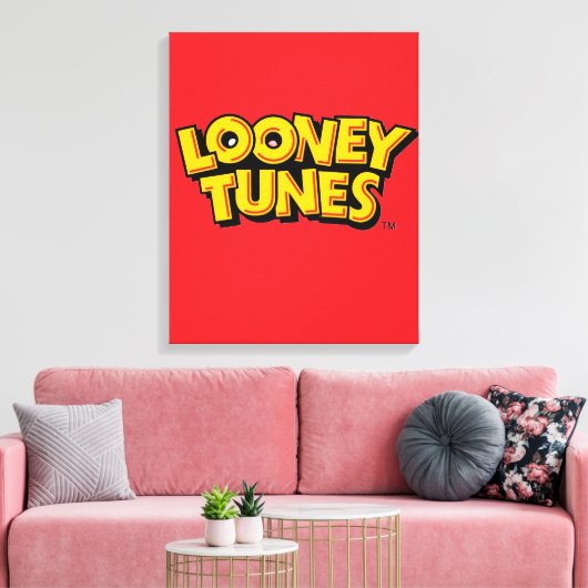 loonytunes poster canvas afdruk (Insitu (Woonkamer))