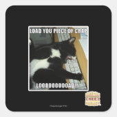 LOOOOOOOOAD VIERKANTE STICKER (Voorkant)