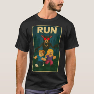 Loop 99 Nachten Halloween Gamer Herten inhe Bos T-shirt