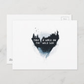 Loop aan de wilde kant briefkaart (Voorkant / Achterkant)