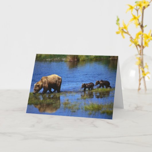 Loop aan de wilde kant kaart (Gele Bloem)