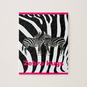 Loop aan de wilde kant - Zebra handschoenen Legpuzzel