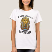 LOOP ALS EEN EGYPTISCH  T-SHIRTS UIT DE JAREN TACH (Voorkant)