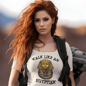 LOOP ALS EEN EGYPTISCH  T-SHIRTS UIT DE JAREN TACH