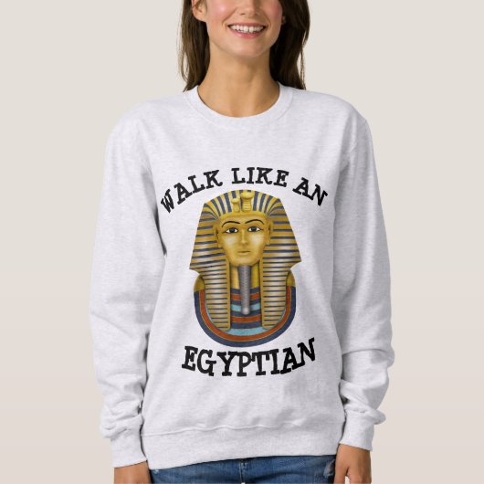 LOOP ALS EEN EGYPTISCHE RETRO T-SHIRTS SWEATSHIRT (Voorkant)