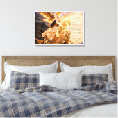 Loop als kinderen van het licht | Efeziërs 5:8–17  Canvas Afdruk (Insitu (Slaapkamer))