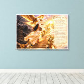 Loop als kinderen van het licht | Efeziërs 5:8–17  Canvas Afdruk (Insitu (Houten vloer))