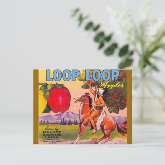 Loop Apples Briefkaart (Staand voorkant)