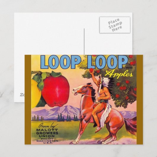 Loop Apples Briefkaart (Voorkant / Achterkant)