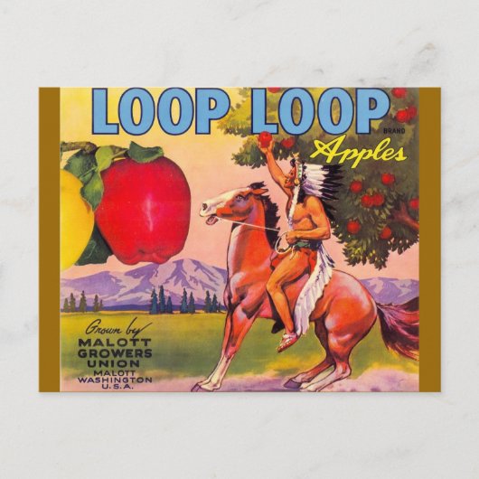 Loop Apples Briefkaart (Voorkant)