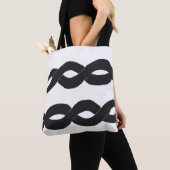 Loop Band Monochrome Ink Tote Bag (Dichtbij)