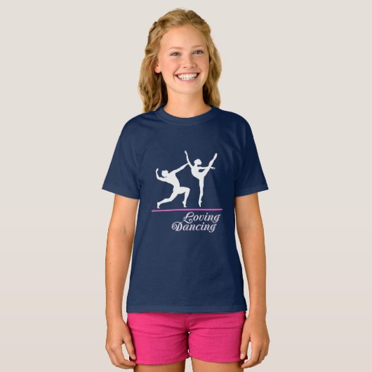 Loop dansen t-shirt (Voorkant volledig)