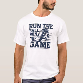 Loop de bal, win het spel t-shirt