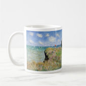 Loop de Cliff in Pourville - Claude Monet Koffiemok (Links)