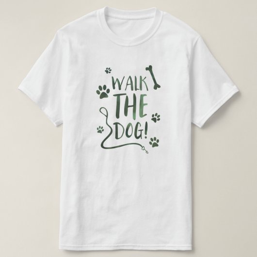 loop de hond t-shirt (Design voorkant)