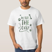 loop de hond t-shirt (Voorkant)