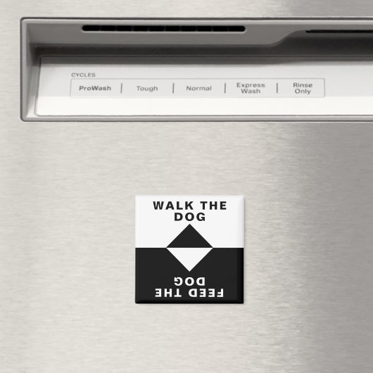 Loop de hond, voer de hond magneet (Insitu (Vaatwasser))