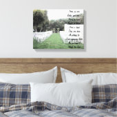 Loop de lijn canvas print (Insitu (Slaapkamer))