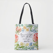 Loop dicht bij God | James 4:8 Tote Bag (Voorkant)