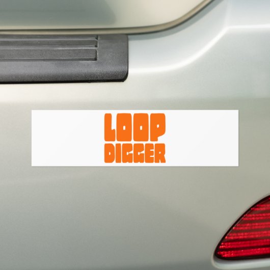 LOOP DIGGGER BUMPERSTICKER (Op auto)