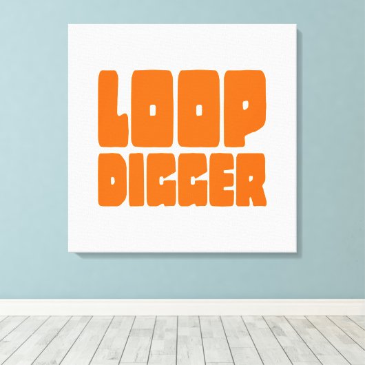 LOOP DIGGGER CANVAS AFDRUK (Insitu (Houten vloer))