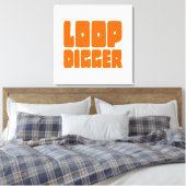 LOOP DIGGGER CANVAS AFDRUK (Insitu (Slaapkamer))