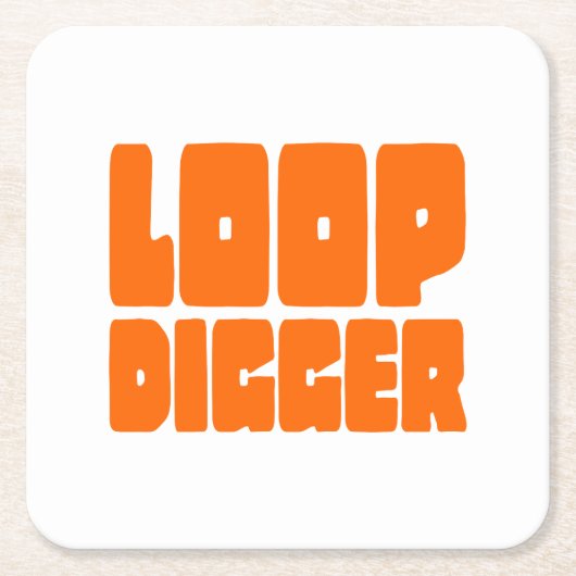 LOOP DIGGGER KARTONNEN ONDERZETTERS (Voorkant)