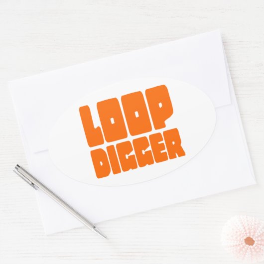 LOOP DIGGGER OVALE STICKER (Envelop)