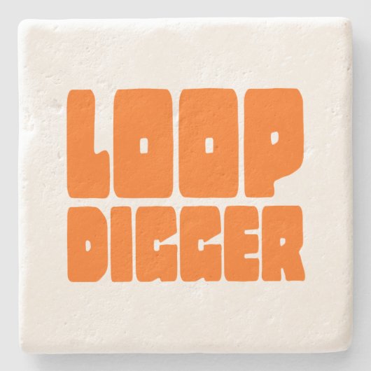 LOOP DIGGGER STENEN ONDERZETTER (Voorkant)