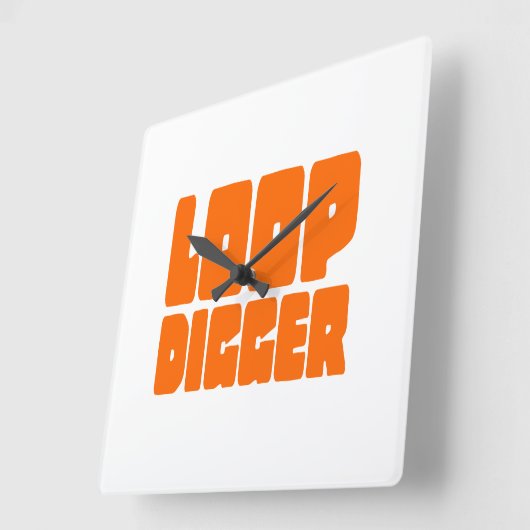 LOOP DIGGGER VIERKANTE KLOK (Hoek)