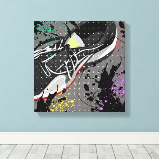 Loop door canvas afdruk (Insitu (Houten vloer))