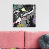 Loop door canvas afdruk (Insitu (Woonkamer))