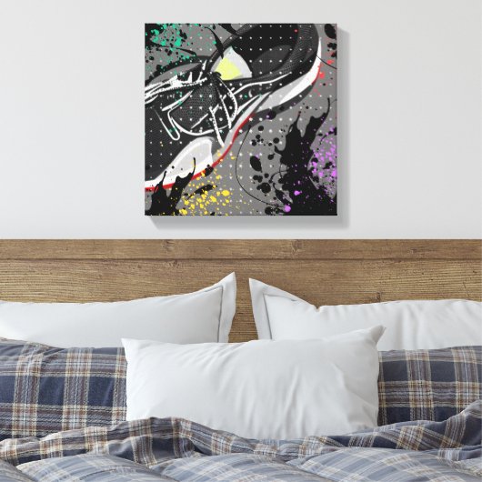 Loop door canvas afdruk (Insitu (Slaapkamer))