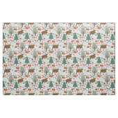Loop door de Bossen op Bleek blauw Stof (Fat Quarter)