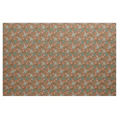 Loop door de Bossen op Brown Stof (Yard (91,4 cm))