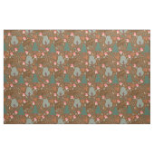Loop door de Bossen op Brown Stof (Fat Quarter)