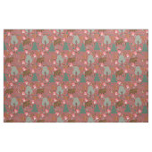 Loop door de Bossen op Chestnut Stof (Fat Quarter)
