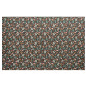 Loop door de Bossen op zwart Stof (Yard (91,4 cm))