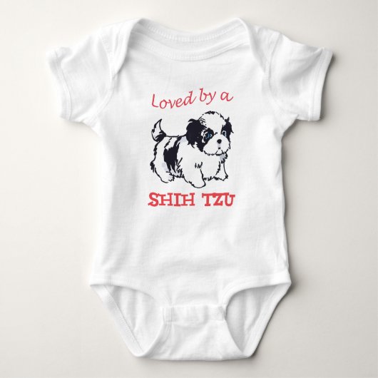 Loop door een Shih Tzu Romper (Voorkant)