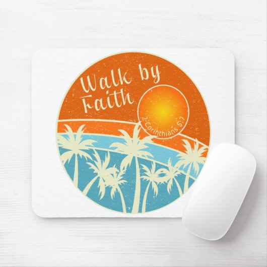 Loop door Faith Christelijk Design Muismat (Met muis)